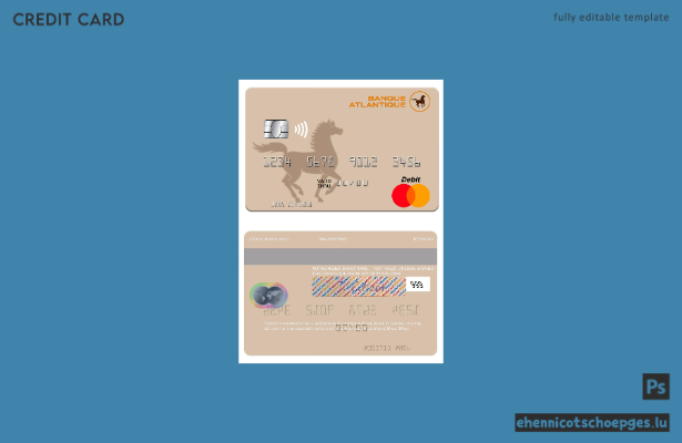 Mali Atlantic Bank Mali Mastercard Beispielvorschau